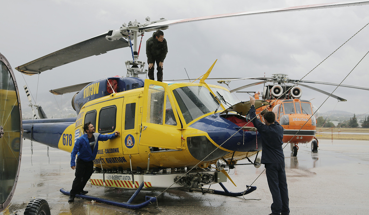 MYTILINEOS: Αναχώρησαν τα 4 ελικόπτερα που παραχώρησε η εταιρεία για τις πυρκαγιές του καλοκαιριού