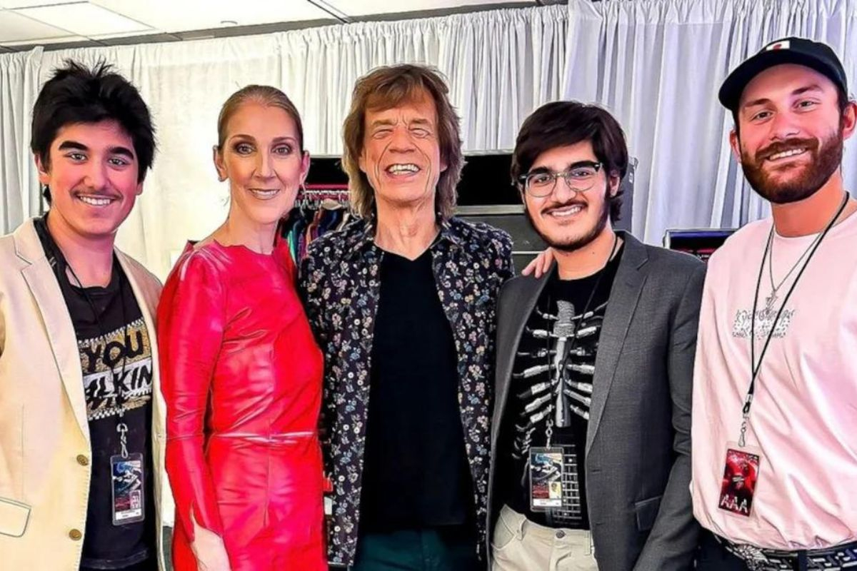 Νέα δημόσια εμφάνιση για τη Σελίν Ντιόν - Σε συναυλία των Rolling Stones με τους γιους της