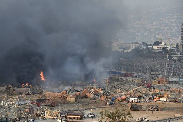 Δήμος Βερύκιος: Παγκόσμια ανησυχία για το περιβαλλον από την έκρηξη 2.750 τόνων νιτρικού αμμωνίου στο Λίβανο