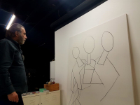 Λάκης Λαζόπουλος: Εκθέτει πίνακές του στην Πάρο