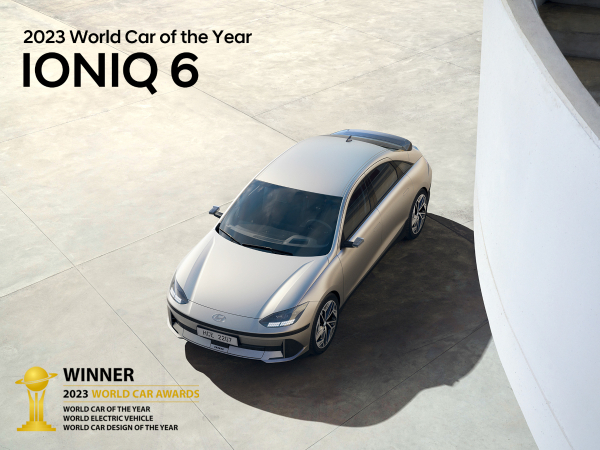Tριπλός θρίαμβος στα World Car Awards για το Hyundai Ioniq 6
