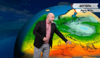Σάκης Αρναούτογλου: Στα ύψη η θερμοκρασία - Η περιοχή με καταιγίδες την Πέμπτη