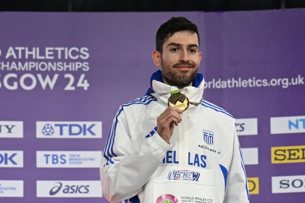 Triumph for Greece: Miltos Tentoglou secures gold medal in World Indoor Championships
