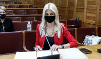 Παρέμβαση αντιεξουσιαστών στο γραφείο της Έλενας Ράπτη στη Θεσσαλονίκη