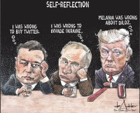 Το απίθανο σκίτσο της Washington Post: Οι 3 άνδρες που μετάνιωσαν πικρά τις κινήσεις τους