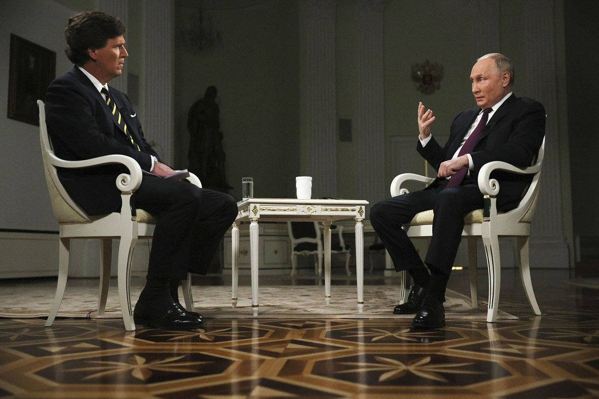 Συνέντευξη Πούτιν: Ο 30λεπτος μονόλογος και οι κατηγορίες για τη CIA - Πώς θα τελειώσει ο πόλεμος στην Ουκρανία