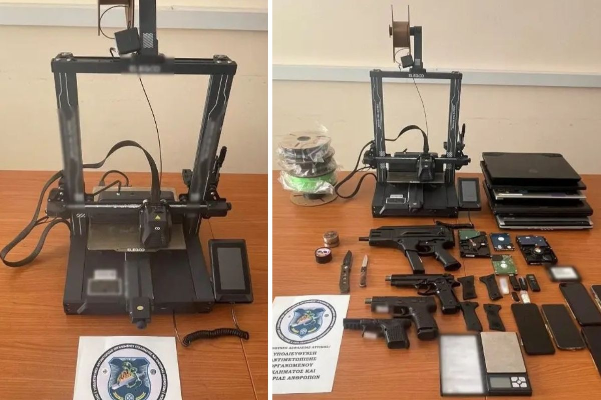 Σάμος: Κατασκεύαζαν όπλα με… 3D εκτυπωτή και τα πουλούσαν