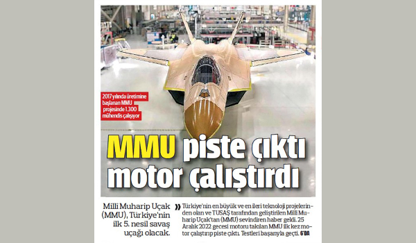 Αλλάζουν σελίδα τα τουρκικά ΜΜΕ: «Το εθνικό μαχητικό λειτούργησε και βγήκε στον διάδρομο προσγείωσης»