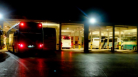 Θεσσαλονίκη: Φωτιά σε λεωφορείο του ΚΤΕΛ