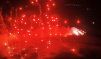 Έκρηξη στο ηφαίστειο της Σαντορίνης: Δείτε τη φαντασμαγορική αναπαράσταση (Βίντεο drone)