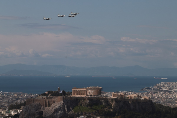 25η Μαρτίου: Πτήσεις μαχητικών την Παρασκευή 15/3 πάνω από την Αθήνα 