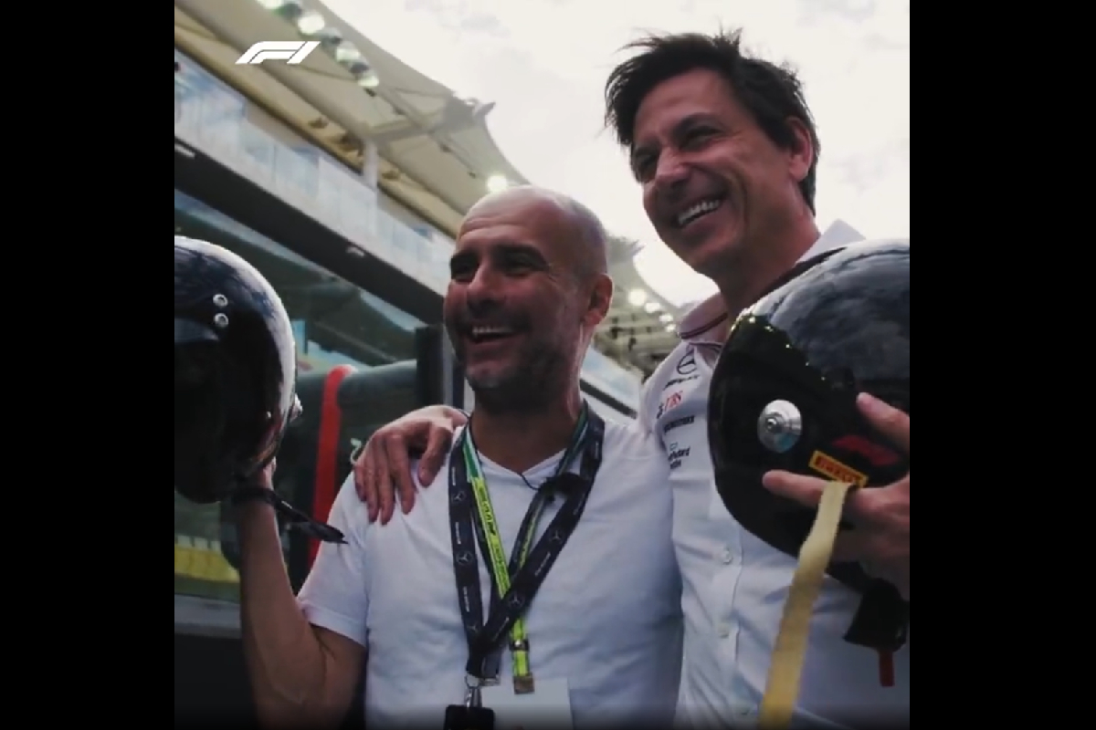 Η F1 συνάντησε την Premier League – Ο Τότο Βόλφ πήγε… βόλτα τον Γκουαρντιόλα (Βίντεο)