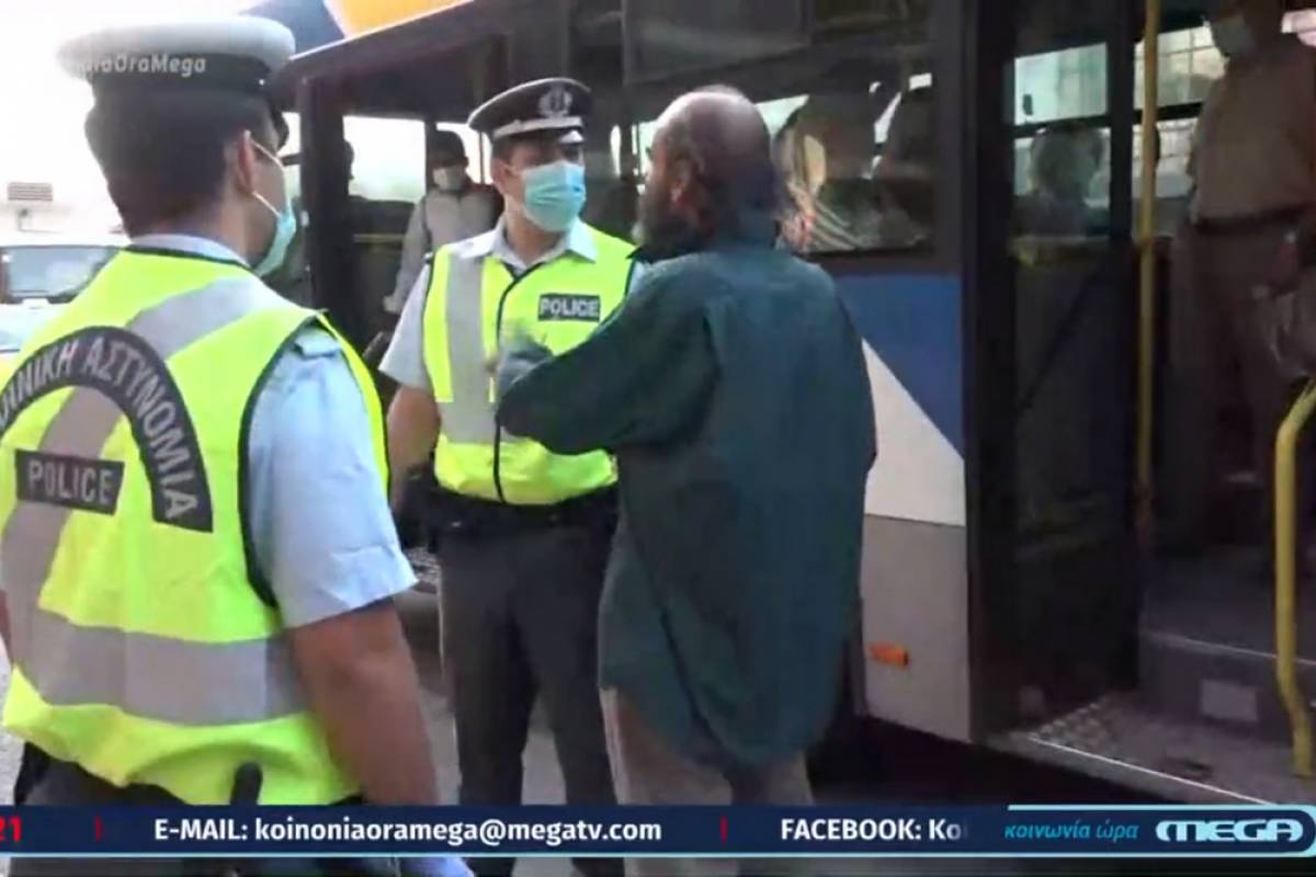 Καυγάδες στα λεωφορεία για τη χρήση μάσκας - Εντατικοί έλεγχοι από την ΕΛ.ΑΣ. (Βίντεο)