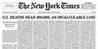 «Δεν ήταν απλώς ονόματα, ήταν εμείς»: Το ιστορικό πρωτοσέλιδο των New York Times