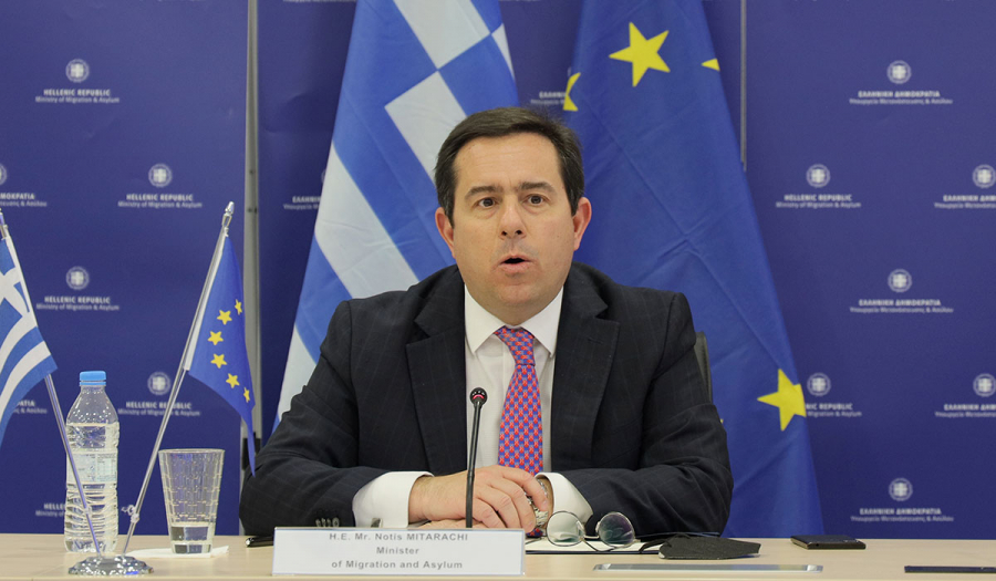Μηταράκης: Η Ελλάδα θα συνεχίσει να φυλάει τα σύνορά της και να αποτρέπει παράνομες εισόδους