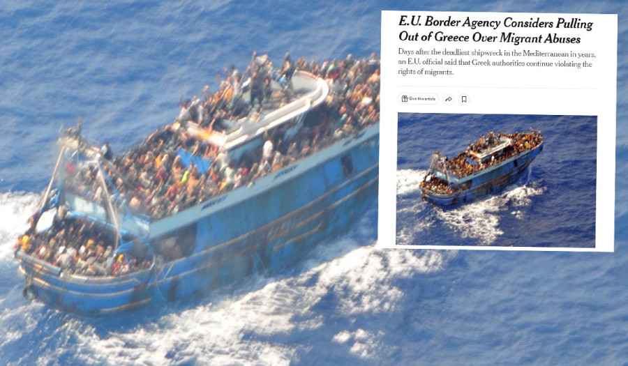 ΝΥ Times: Η Frontex απειλεί με αποχώρηση από την Ελλάδα λόγω των παραβιάσεων των δικαιωμάτων των μεταναστών