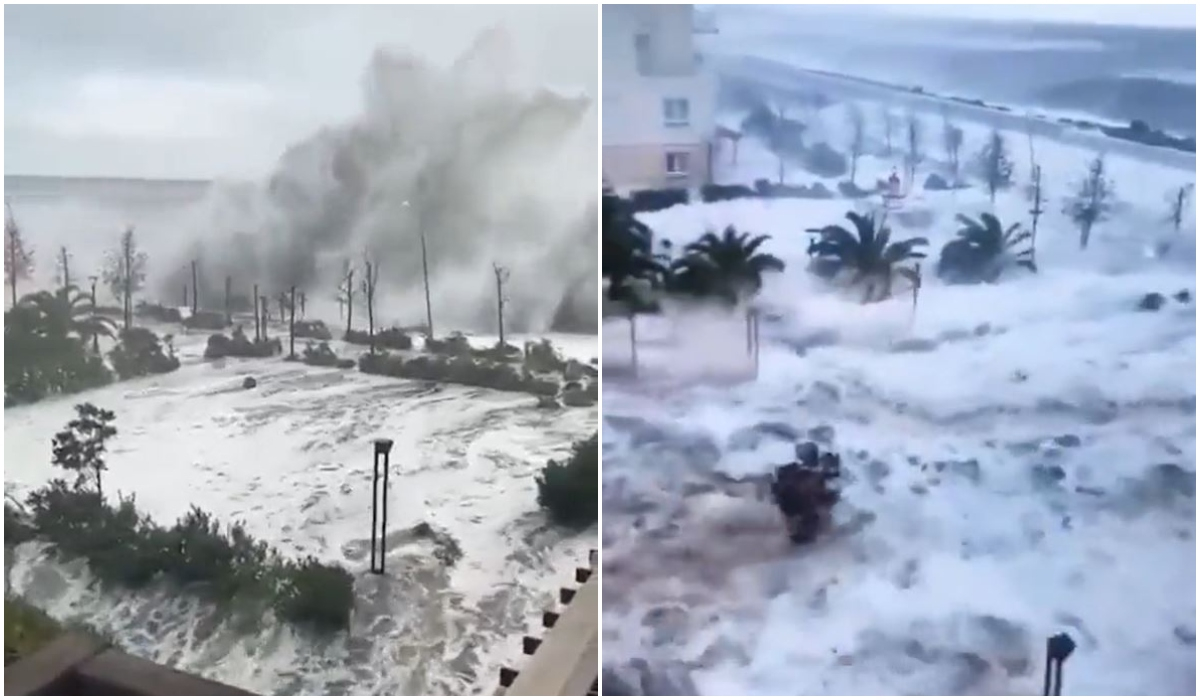 Καταιγίδες «μαμούθ» σάρωσαν Ρωσία και Κριμαία – Βίντεο με κύματα που θυμίζουν τσουνάμι