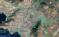 Κίνηση στους δρόμους τώρα: Στο κόκκινο η Κηφισίας - Οι δρόμοι με μποτιλιάρισμα (Χάρτες)