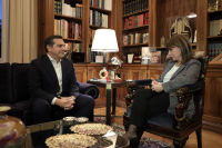 Ο διάλογος Σακελλαροπούλου - Τσίπρα στο Προεδρικό για το σκάνδαλο των υποκλοπών