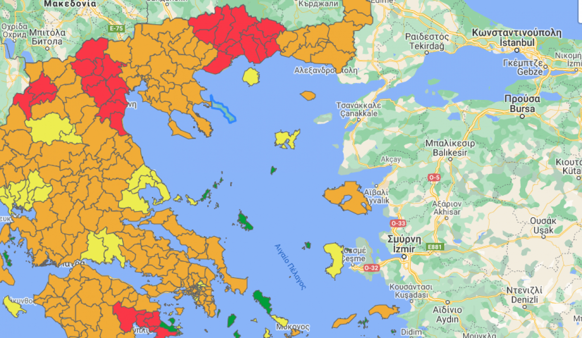 Προς απαγόρευση κυκλοφορίας σε Δράμα, Ξάνθη και Καστοριά - Στο κόκκινο οι τρεις περιοχές
