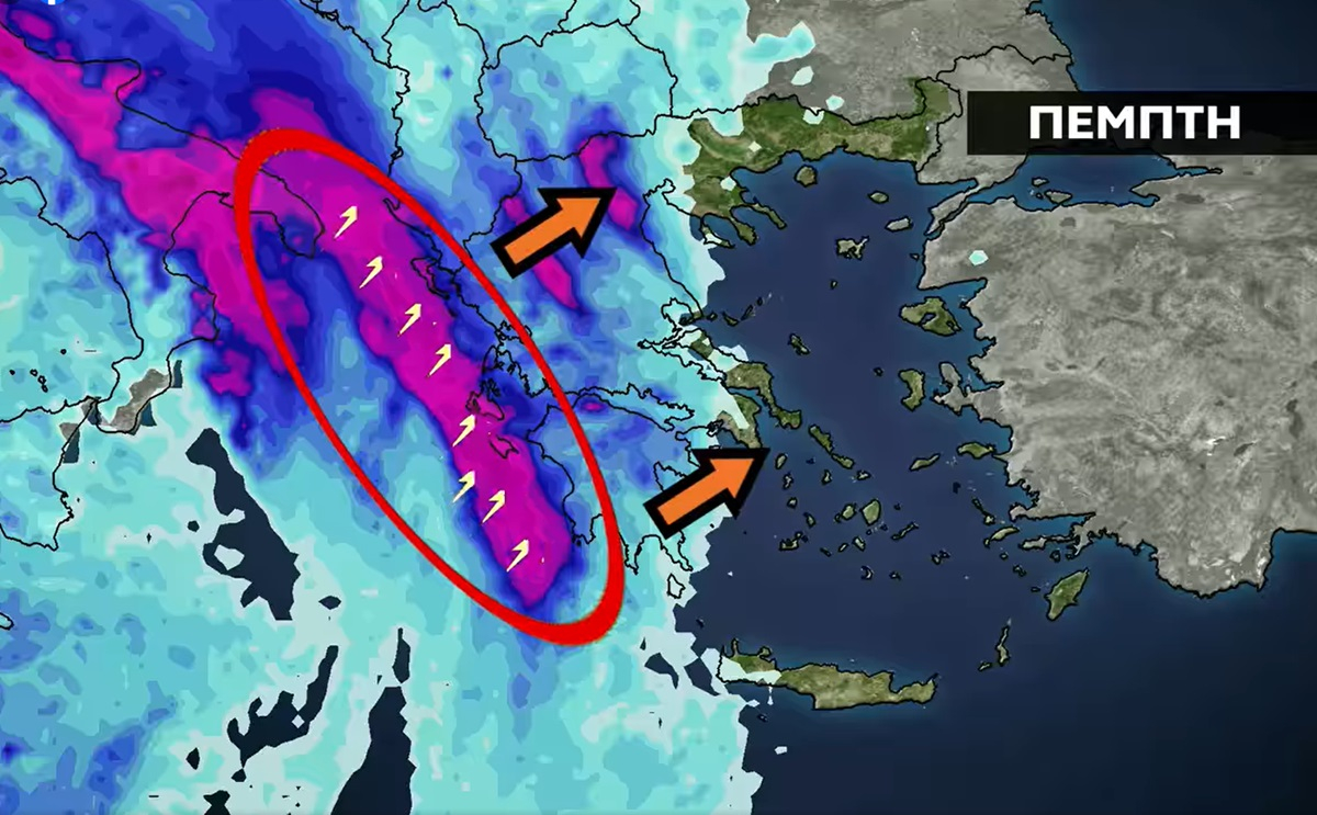 Κλέαρχος Μαρουσάκης: Ραγδαίες καταιγίδες θα σαρώσουν την Ελλάδα – Πότε φτάνουν Αττική (Χάρτες)