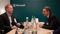 Συνάντηση Μητσοτάκη με τον πρόεδρο της Microsoft - Τι πρότεινε ο πρωθυπουργός