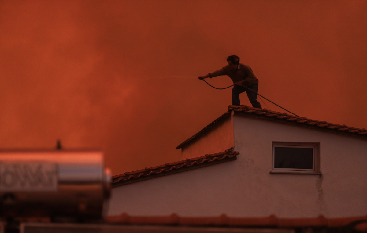 Φωτιά στην Εύβοια: Χάος στο Πευκί, βιβλική καταστροφή
