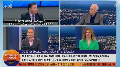 Κορονοϊός στην Ελλάδα: «Οδεύουμε στη 2η φάση, σε μια γενικευμένη διασπορά και άλλου είδους μέτρα»