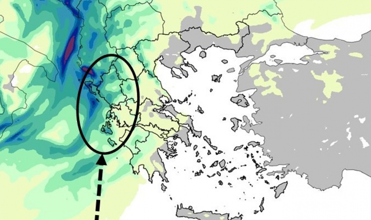 Κακοκαιρία «Αθηνά»: Το Meteo στη γραμμή της ΕΜΥ - Πότε ξεκινάνε οι καταιγίδες