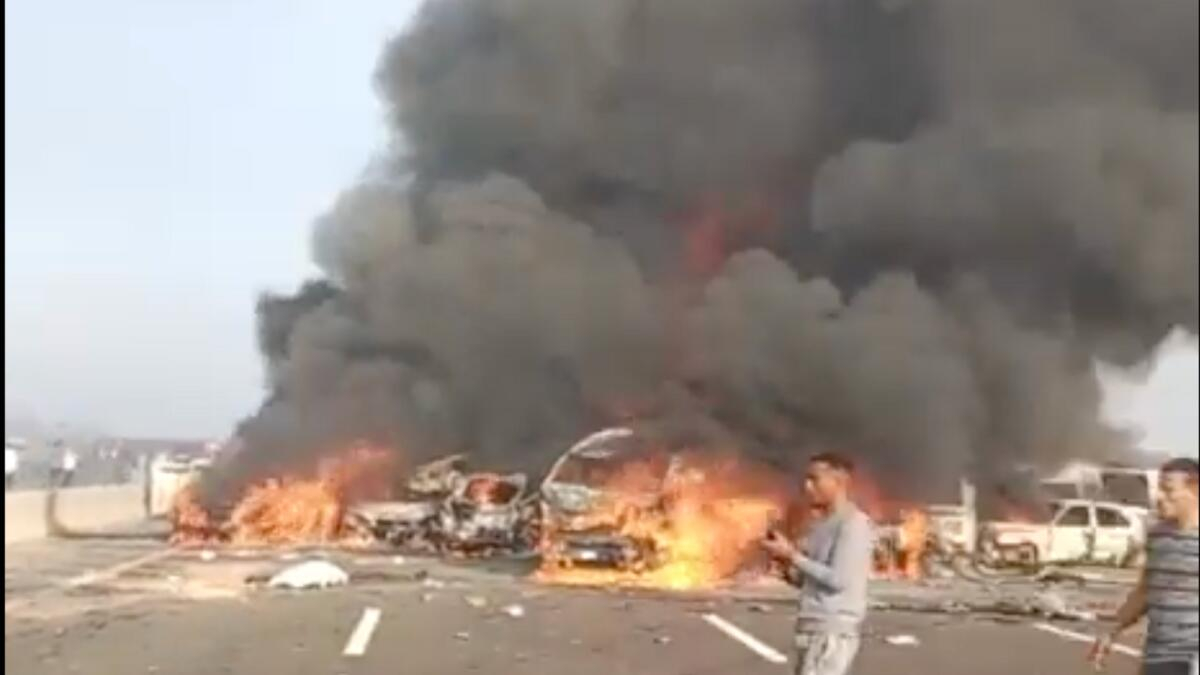 Αίγυπτος: Τουλάχιστον 35 νεκροί σε καραμπόλα αυτοκινήτων