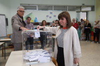 Ψήφισε η Κατερίνα Σακελλαροπούλου: Ελπίζω να έχουμε την πιο πλατιά συμμετοχή στην κάλπη