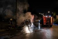 Εμπρησμός οχημάτων στο κέντρο της Αθήνας