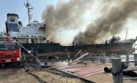 Ταϊλάνδη: Η στιγμή της έκρηξης τάνκερ σε ναυπηγείο - Ένας νεκρός, 4 τραυματίες (Βίντεο)