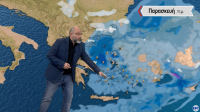 Σάκης Αρναούτογλου: Στα δύο η Ελλάδα - Οι περιοχές με τσουχτερό κρύο και χιόνια