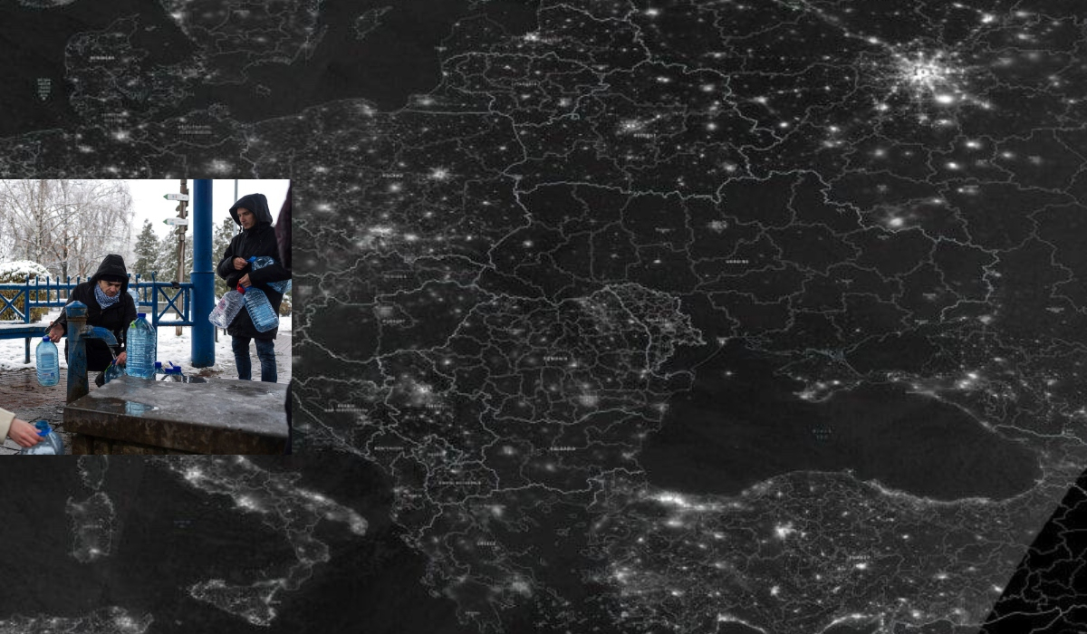 Η Ρωσία βύθισε στο σκοτάδι την Ουκρανία - Συγκλονιστικές δορυφορικές εικόνες