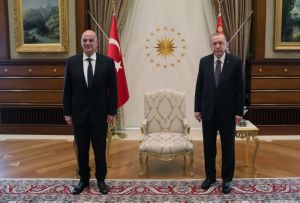 Δένδιας - Ερντογάν: Ολοκληρώθηκε η συνάντηση, τετ α τε με Τσαβούσογλου