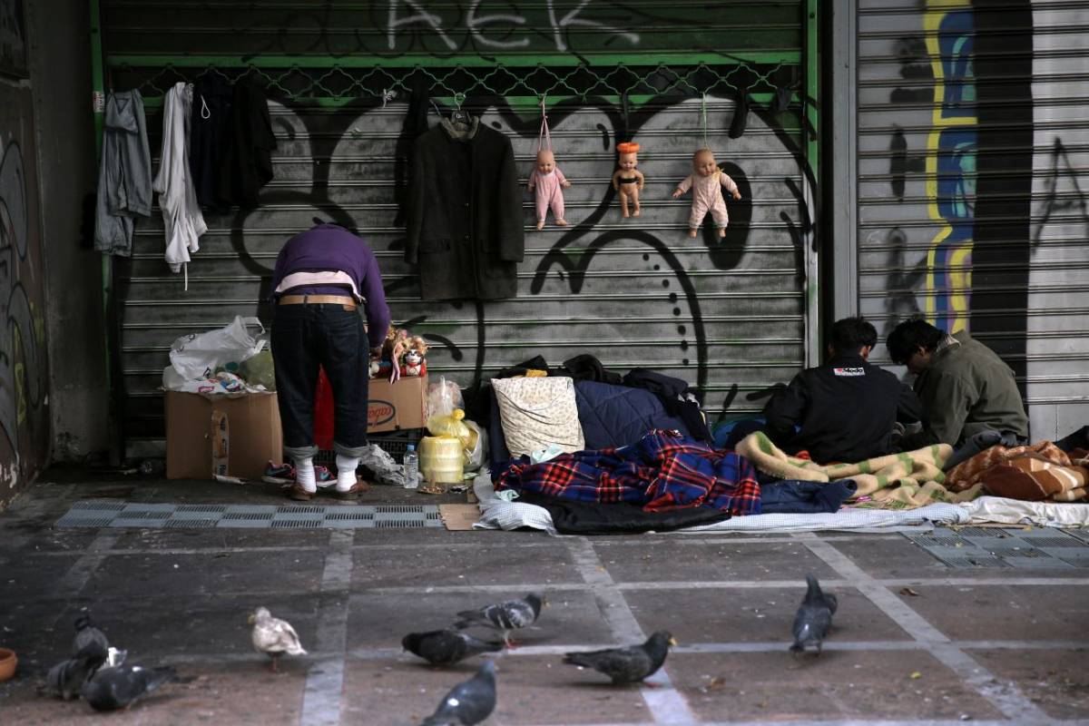 Ανοιχτός ο θερμαινόμενος χώρος του δήμου Αθηναίων για τους άστεγους