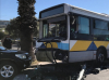 Χαϊδάρι: Λεωφορείο καρφώθηκε σε κολόνα στην Καβάλας