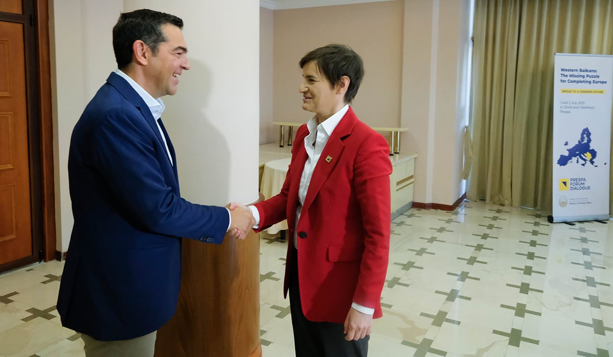Συνάντηση Τσίπρα με την πρωθυπουργό της Σερβίας – Τι συζήτησαν