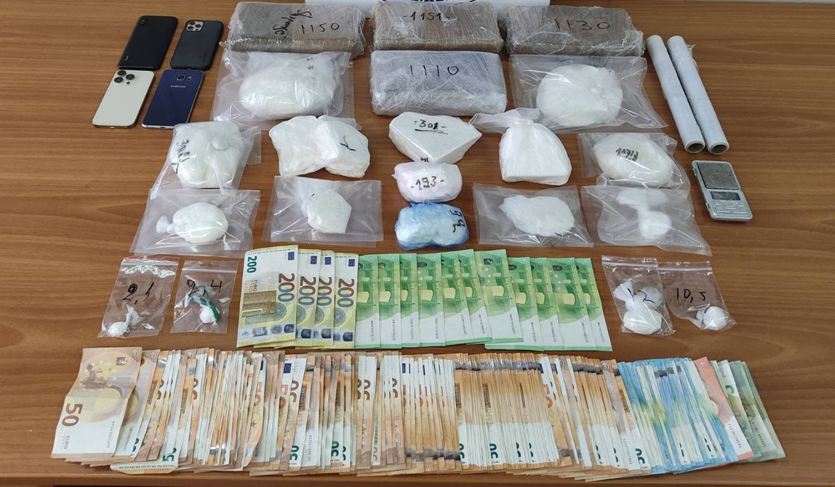 Αγία Παρασκευή: Δυο συλλήψεις για διακίνηση ναρκωτικών – Βρέθηκαν 7 κιλά κοκαΐνη