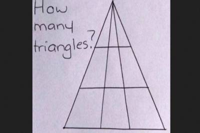 Γρίφος: Εσύ πόσα τρίγωνα βλέπεις;