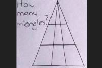 Γρίφος: Εσύ πόσα τρίγωνα βλέπεις;