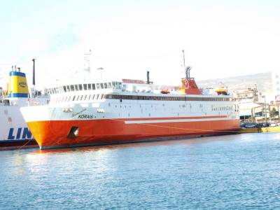 Βλάβη στο πλοίο «Αδαμάντιος Κοραής» στην Αλεξανδρούπολη με 597 επιβάτες