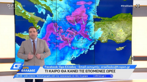 Κλέαρχος Μαρουσάκης: Από ποιες περιοχές της Ελλάδας θα περάσει ο μεσογειακός κυκλώνας