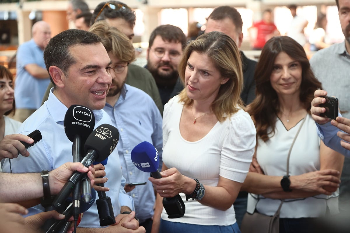 Τσίπρας: Συναντήθηκε με δημοσιογράφους στη Θεσσαλονίκη