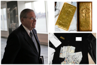 FBI για σύλληψη Μενέντεζ: Στην ντουλάπα του βρέθηκαν δυο ράβδοι χρυσού και στοίβες με μετρητά