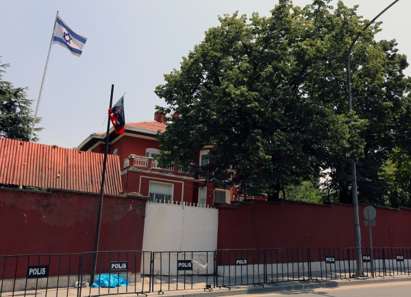 Για λόγους ασφαλείας το Ισραήλ αποσύρει από την Τουρκία τους διπλωμάτες του