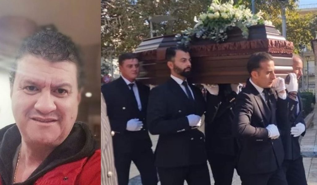 Βασίλης Μαντζουράνης: Θρήνος στην κηδεία του μέλους των «Δυτικών Συνοικιών»