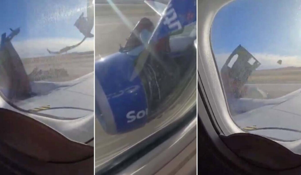 Νέα βλάβη με Boeing: Η στιγμή που ξεκολλάει κάλυμμα κινητήρα εν πτήσει