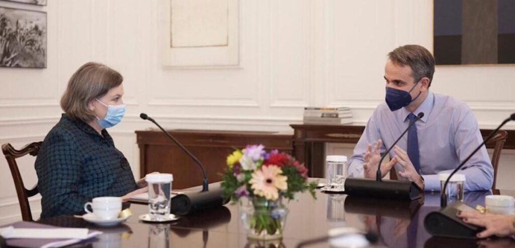 «Διώξτε τους πυραύλους από τη Σκύρο»: Οι νέες αξιώσεις Ερντογάν από την Ελλάδα με «ταχυδρόμο» τη Βικτώρια Νούλαντ